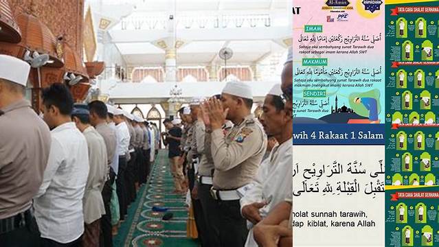 Panduan Lengkap Tata Cara Tarawih 4 Rakaat