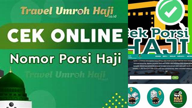 Panduan Lengkap Cek Porsi Haji Online untuk Jemaah Haji Indonesia