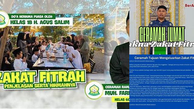 Kupas Tuntas Ceramah Zakat Fitrah: Panduan Lengkap dan Mencerahkan