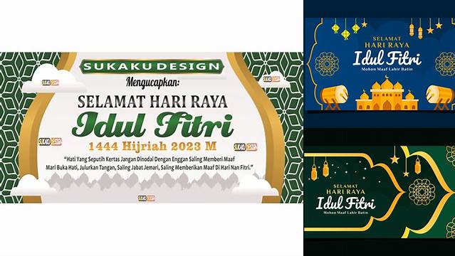 Contoh Banner Hari Raya Idul Fitri