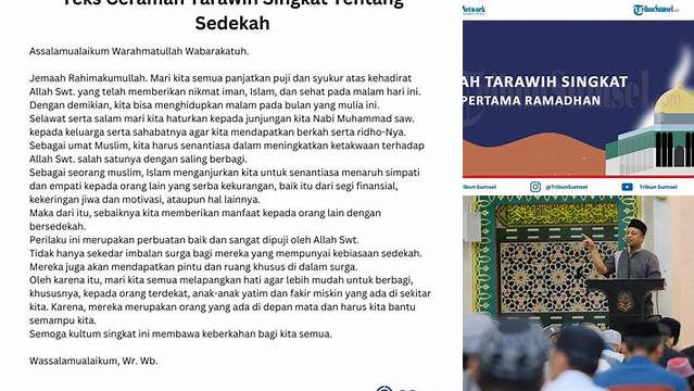 Tips Menyusun Ceramah Tarawih yang Menarik dan Berkesan