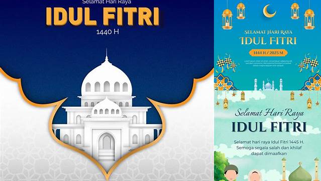 Contoh Poster Idul Fitri