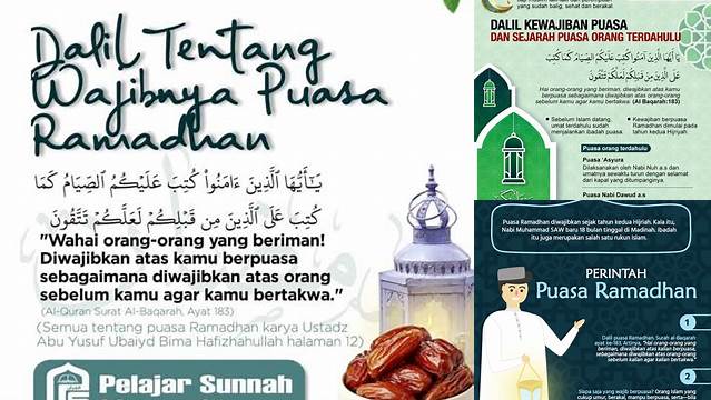 Dalil Puasa Ramadhan