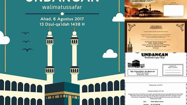 Desain Undangan Haji