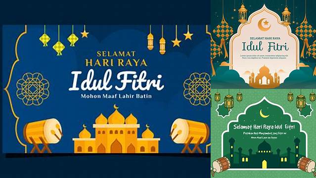 Desain Selamat Hari Raya Idul Fitri