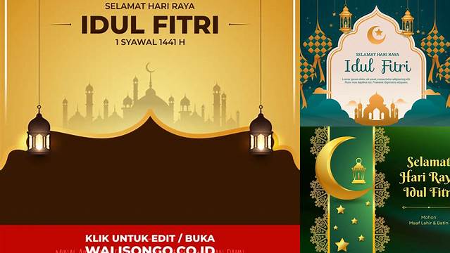 Desain Ucapan Idul Fitri