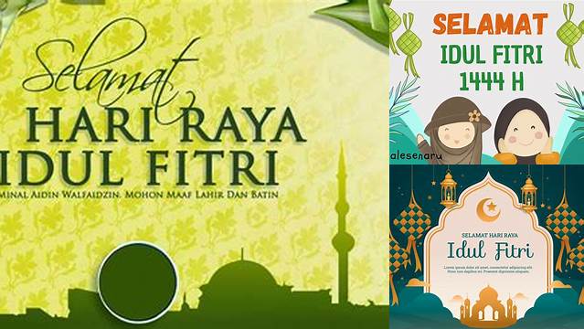 Desain Ucapan Selamat Idul Fitri