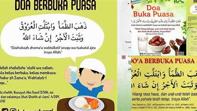 Dia Buka Puasa Yang Shahih