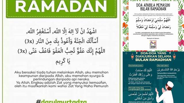 Doa Awal Puasa Ramadhan