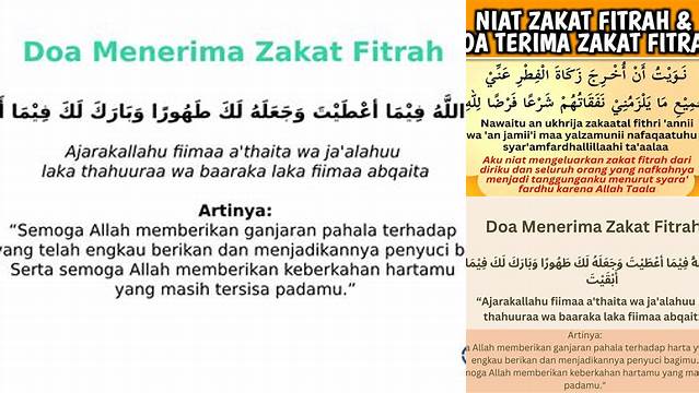 Doa Terbaik untuk Amil Zakat Fitrah