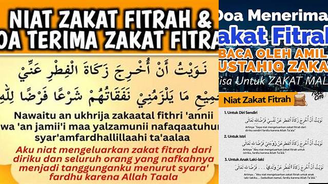 Panduan Lengkap Doa Amil Zakat Fitrah