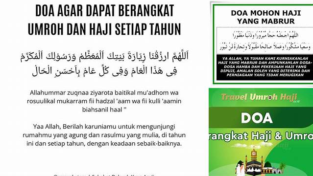 Panduan Doa Berangkat Haji dan Umroh: Tips dan Manfaatnya