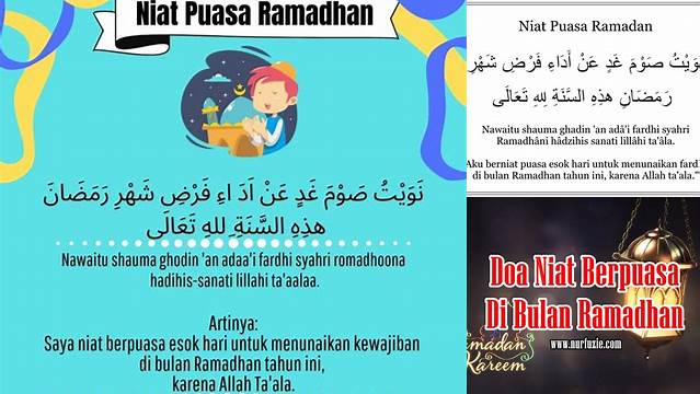Doa Berpuasa Ramadhan