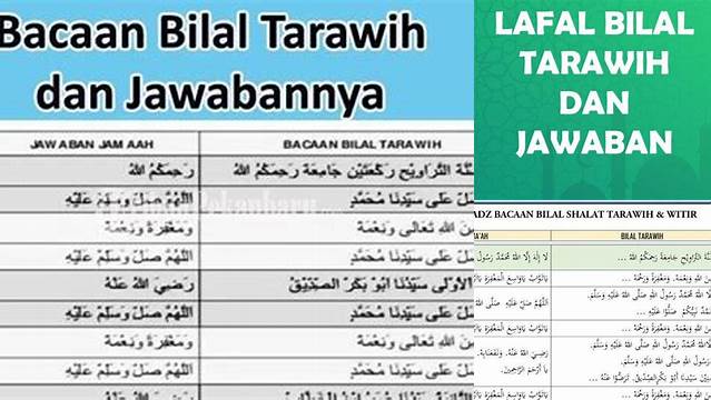 Tips Mengamalkan Doa Bilal Tarawih 11 Rakaat dengan Benar