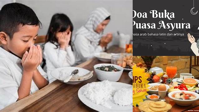 Doa Buka Puasa Tasu A