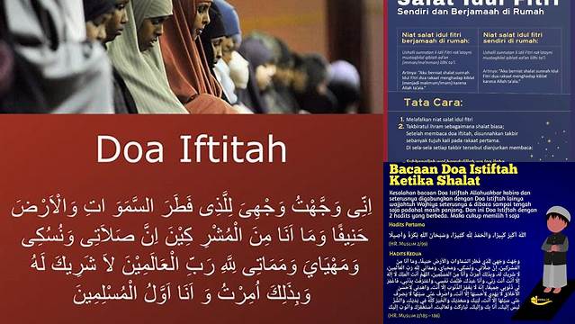 Doa Iftitah Shalat Idul Fitri