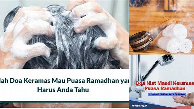 Doa Keramas Mau Puasa Ramadhan