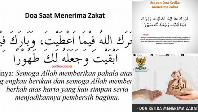 Cara Berdoa Saat Menerima Zakat: Panduan Lengkap