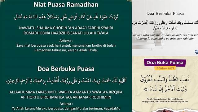 Doa Mau Buka Puasa