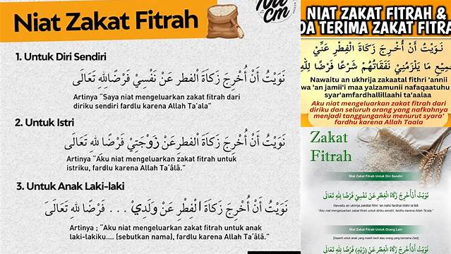 Cara Membaca Doa Mau Zakat Fitrah: Panduan Lengkap