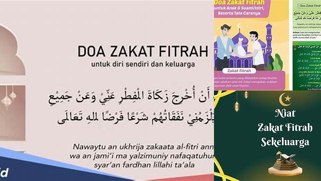 Cara Membaca Doa Bayar Zakat Fitrah untuk Sekeluarga