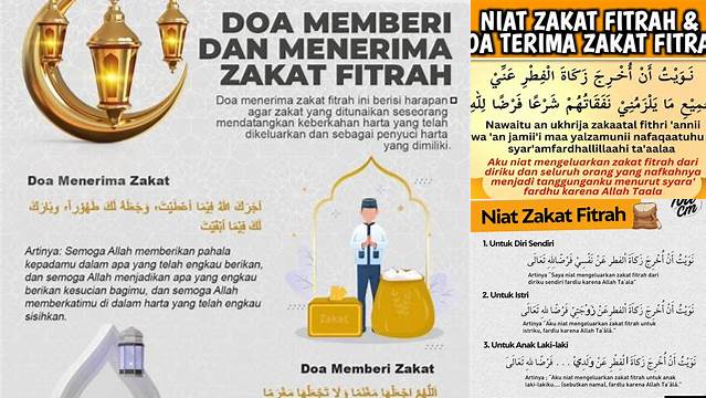 Panduan Lengkap Doa Memberi Zakat Fitrah