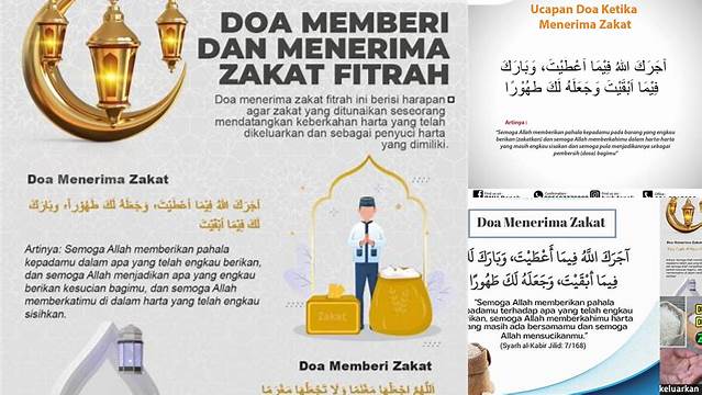 Cara Mendapatkan Berkah dari Doa Menerima dan Memberi Zakat