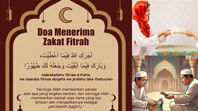 Cara Menerima Zakat Fitrah dengan Doa yang Benar