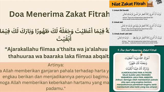 Cara Doa Menerima Zakat Fitrah NU Online, Mudah & Berkah