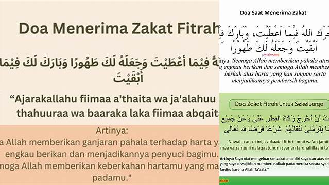 Panduan Membaca Doa Menyerahkan Zakat Fitrah Agar Sah dan Berkah