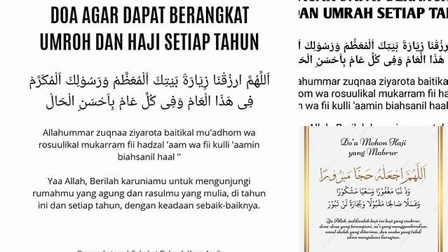 Panduan Lengkap Doa Naik Haji: Kunci Kesuksesan Ibadah Haji
