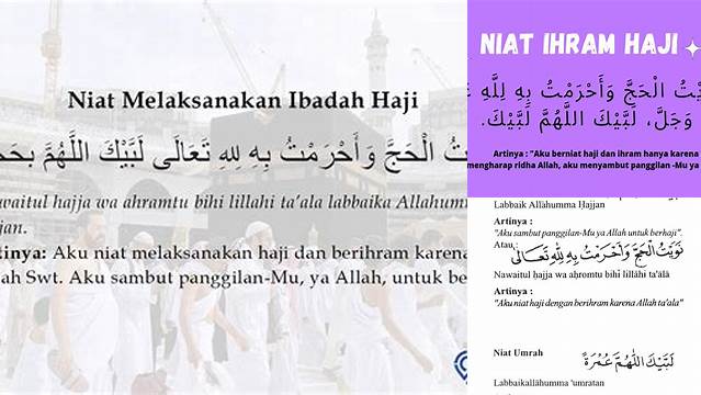 Panduan Doa Niat Haji: Tata Cara, Hikmah, dan Keutamaannya