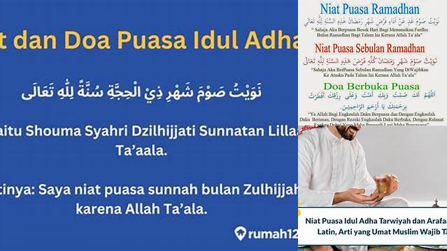 Doa Niat Puasa Idul Adha