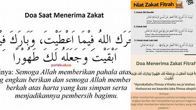 Cara Mengucapkan Doa Penerimaan Zakat Fitrah yang Benar