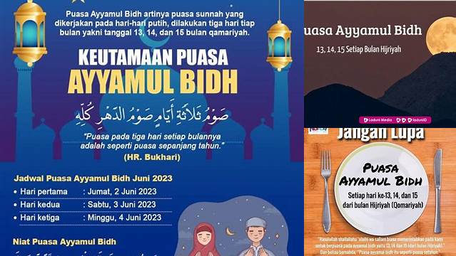 Doa Puasa Ayyamul Bidh