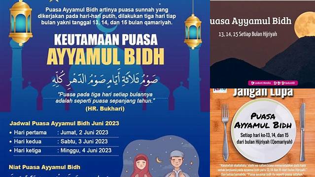 Doa Puasa Ayyamul Bidh