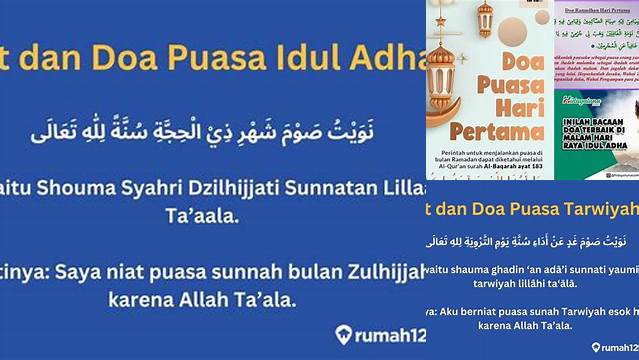 Doa Puasa Idul Adha