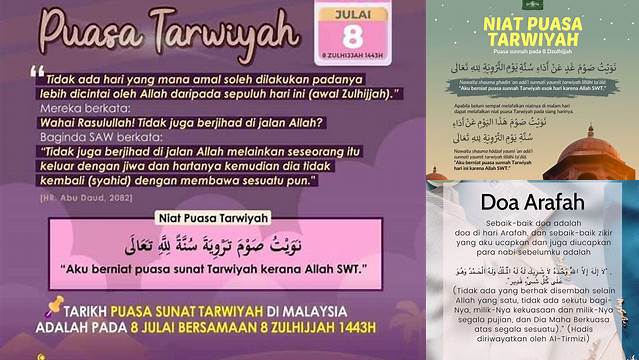 Doa Puasa Tarwiyah