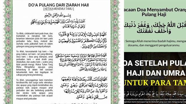 Rahasia Doa Pulang Haji yang Jarang Diketahui