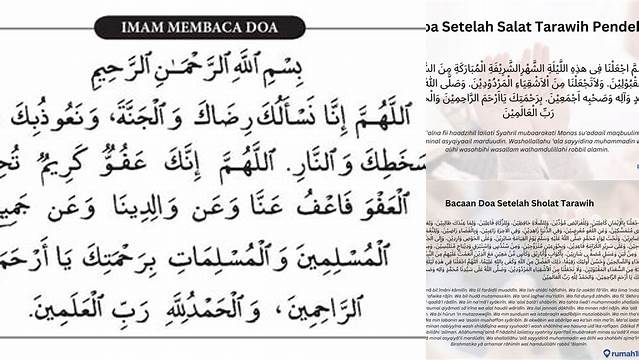 Rahasia Agar Tarawih Makin Khusyuk: Doa Sebelum Tarawih yang Mustajab