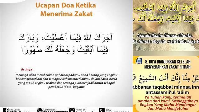 Doa Setelah Zakat Fitrah: Panduan Sempurna