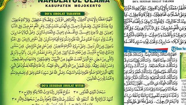 Panduan Lengkap Doa Shalat Tarawih dan Witir