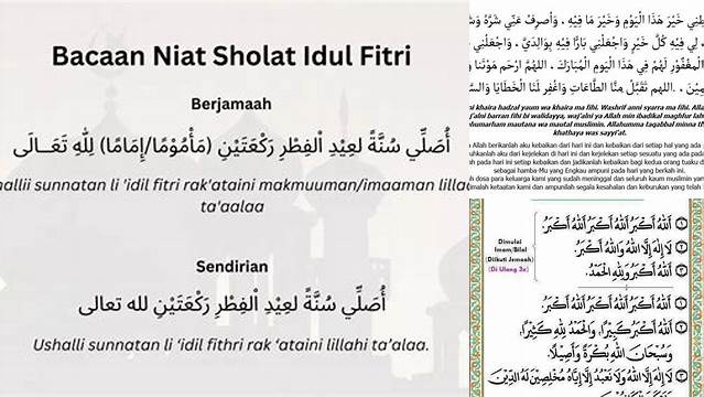 Doa Sholat Idul Fitri