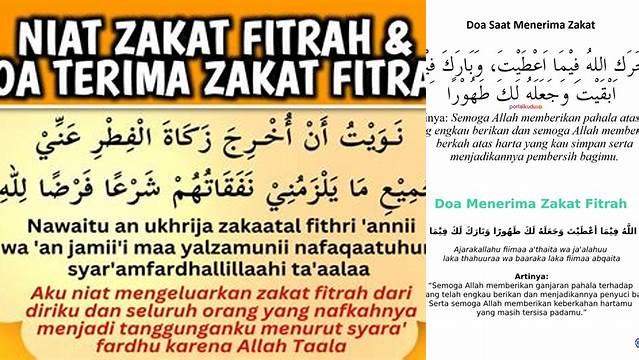 Cara Mengucapkan Doa Terima Zakat Fitrah yang Benar dan Bermakna