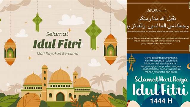 Doa Ucapan Idul Fitri