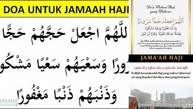 Tips Doa untuk Jamaah Haji Agar Ibadah Makin Khusyuk dan Mabrur