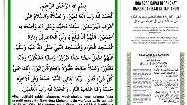 Cara Mendoakan Jamaah Haji dan Umrah Agar Ibadah Lancar