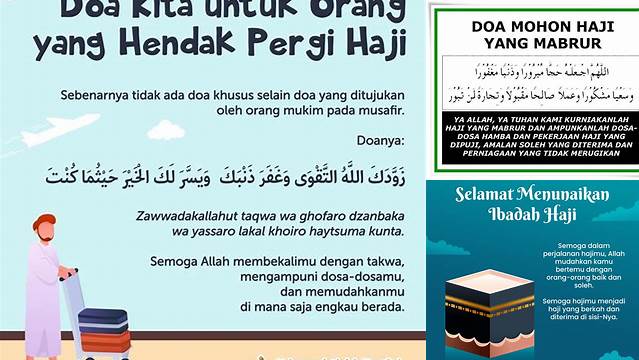 Doa untuk Orang Pergi Haji yang Penuh Kekhusyukan