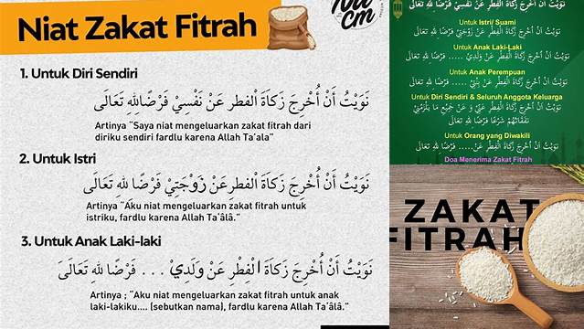 Panduan Lengkap Doa untuk Zakat Fitrah agar Diterima Allah