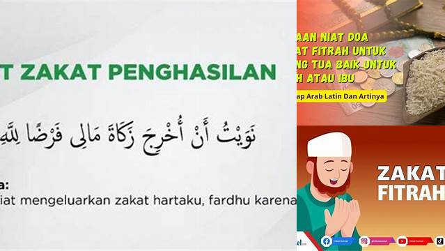 Panduan Doa: Zakat Fitrah untuk Ibu